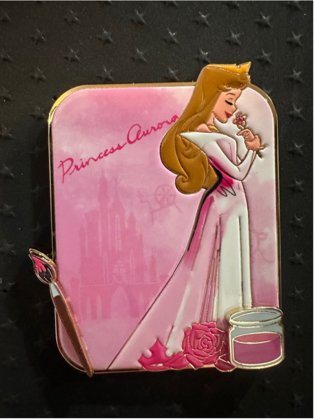 Disney Princess Brushstrokes of Royalty Jumbo Mystery Pin Aurora LE750